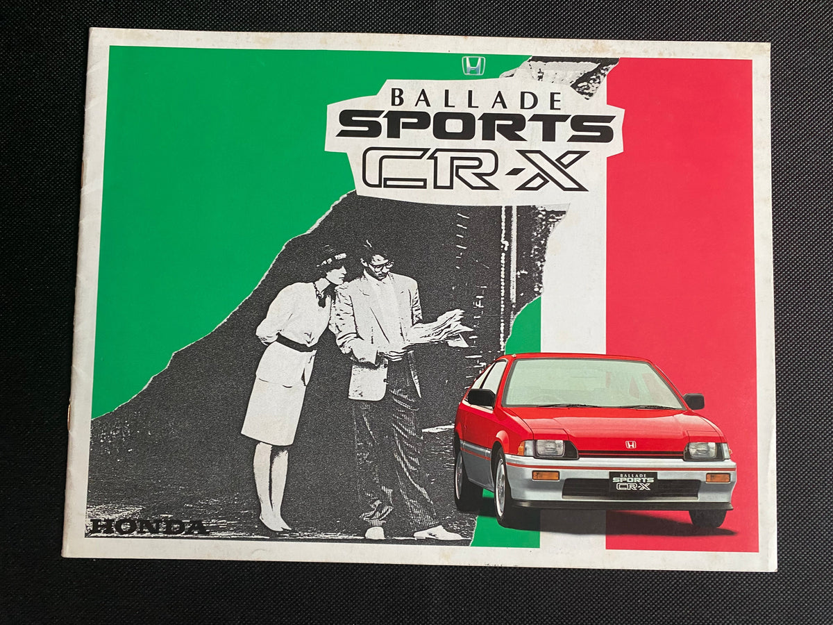 Honda 1983 Honda CRX Japanese Sports Ballade Sales Brochure Civic