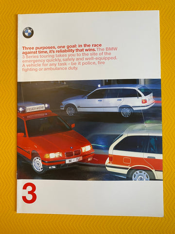 BMW 3 Series Touring purposes Germany English Brochure. Nihobby 日改通商