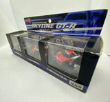 Choro Q tomica tomy JGTC Series Calsonic, Nismo Xanavi & Nismo Test Car R34 Skyline GT-R Pullback car. nihobby  日改