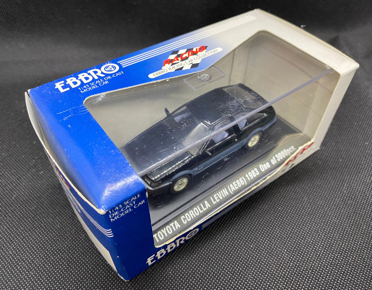 EBBRO 1/43 TOYOTA Kouki Corolla LEVIN GT-APEX Black one of 3000