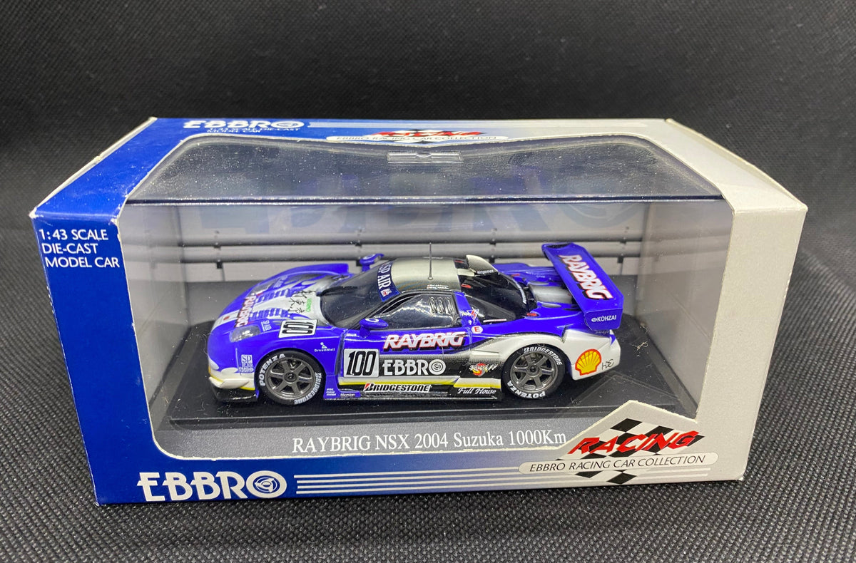 EBBRO 1/43 Honda NSX Raybrig 2004 Suzuka 1000km Discontinued