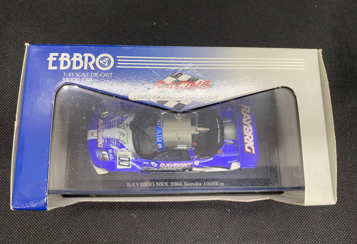 EBBRO 1/43 Honda NSX Raybrig 2004 Suzuka 1000km Discontinued