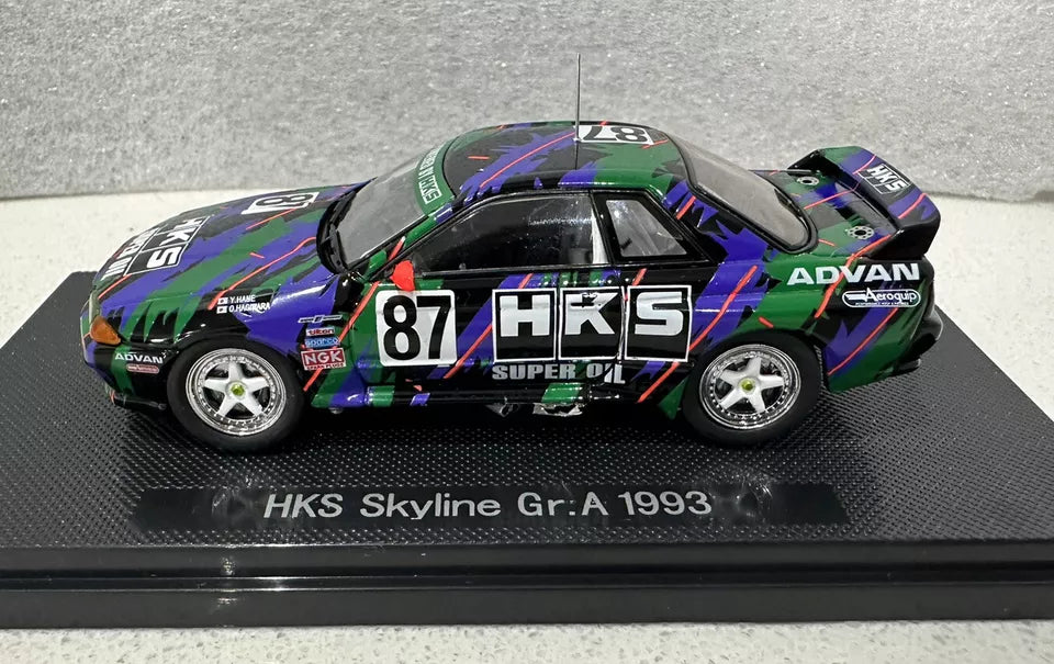 EBBRO 1/43 HKS JTC Nissan SKYLINE 1993 R32 GTR Group A – NIHOBBY EBBRO 1/43 HKS JTC Nissan SKYLINE 1993 R32 GTR Group A – NIHOBBY