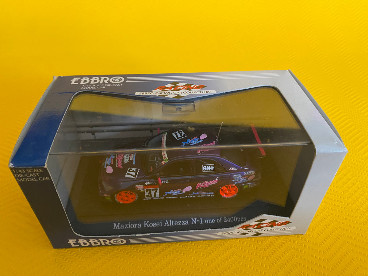 EBBRO TOYOTA 1/43 ALTEZZA (IS200) N-1 MAZIORA KOSEI. – NIHOBBY 日