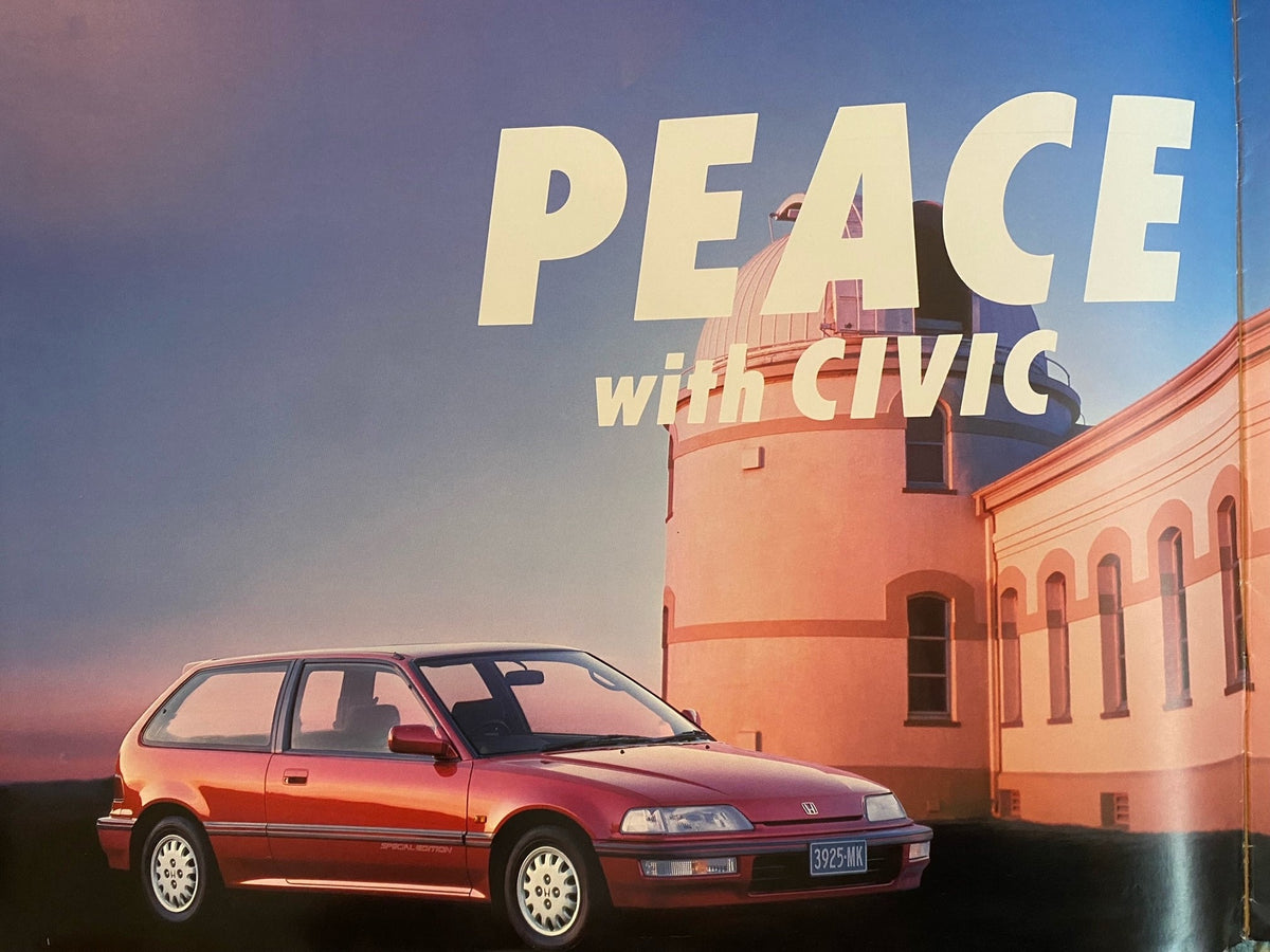 Honda 1991 civic Japanese brochure (EF1 EF2 EF3 EF4 EF S