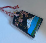 Tsuko-Tegata 通行手形 lucky charm. Traffic Safety Amulet.  Mount Fuji , 富士山, Fujisan. NIHOBBY