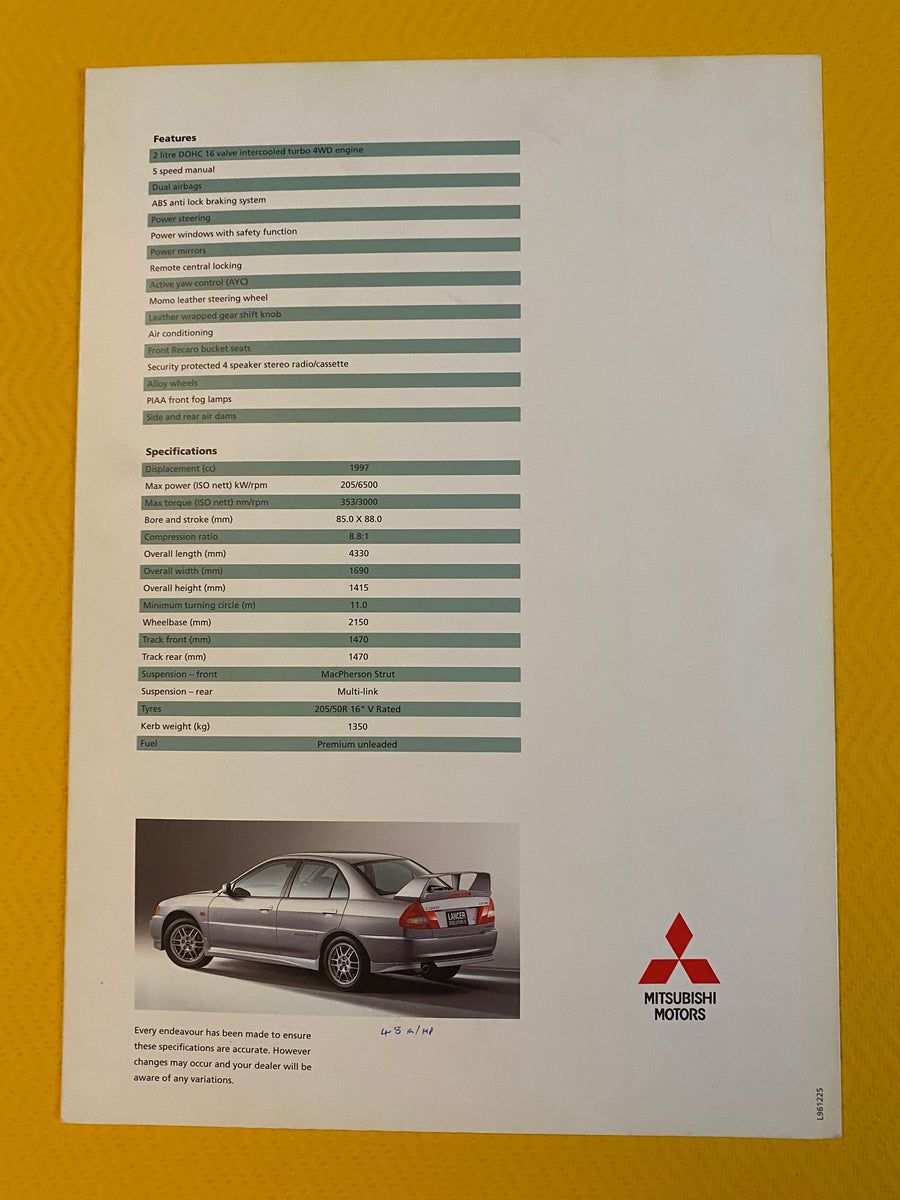 MITSUBISHI1996LANCEREVOLUTIONE