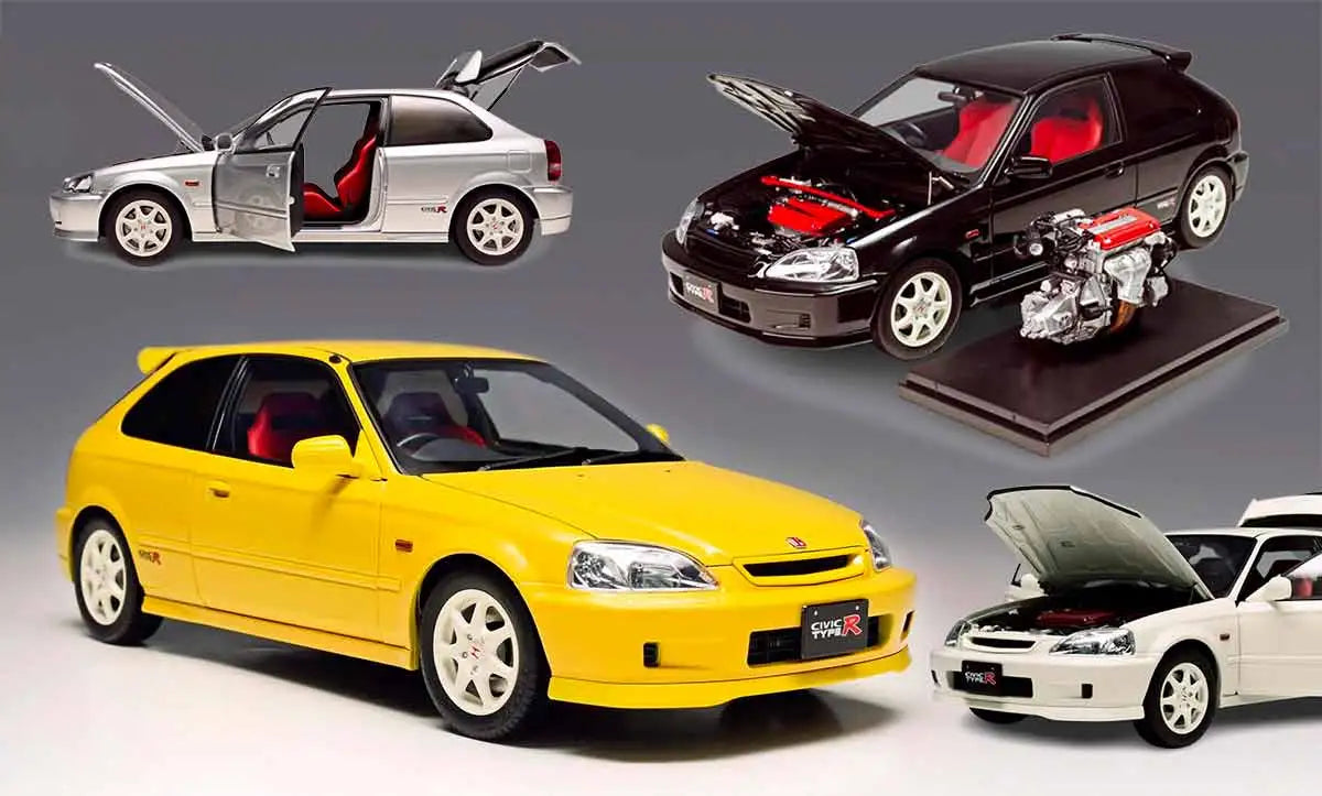 Motorhelix 1/18 Honda Civic Type R EK9 Yellow – NIHOBBY 日改通商 Motorhelix 1/18 Honda Civic Type R EK9 Yellow – NIHOBBY 日改通商