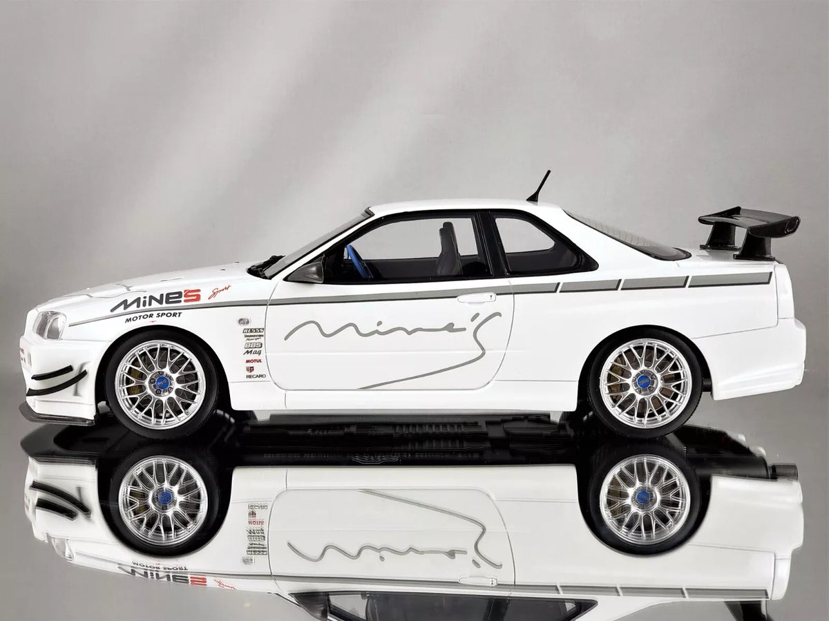 OTTO Kyosho 1/18 NISSAN MINES SKYLINE R34 GT-R. – NIHOBBY 日改通商 OTTO Kyosho 1/18 NISSAN MINES SKYLINE R34 GT-R. – NIHOBBY 日改通商