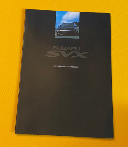 Subaru SVX Germany Subaru SVX brochure NIHOBBY 日改通商