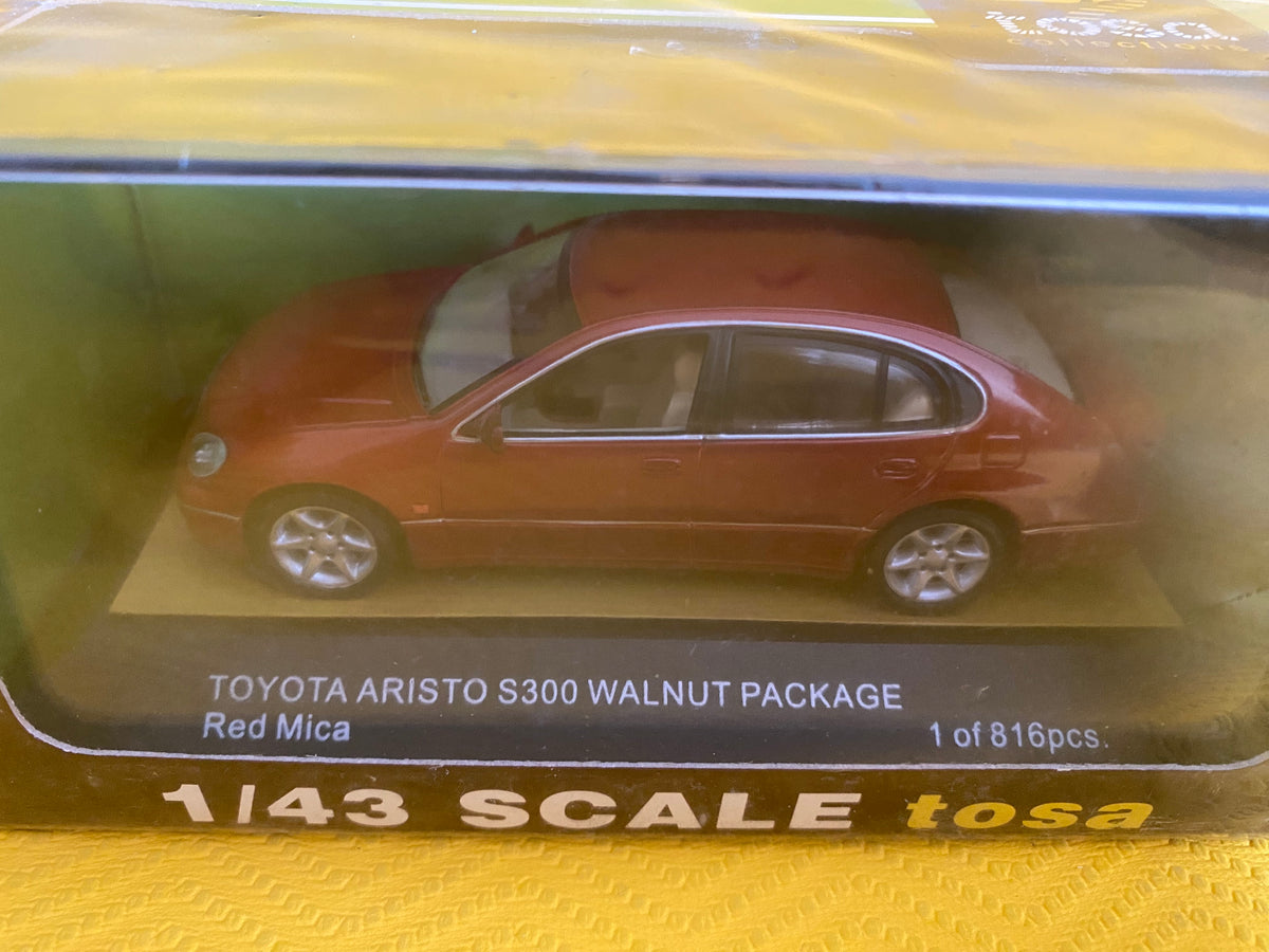 TOSA 1/43 TOYOTA ARISTO JZS160 LEXUS GS300 RED. – NIHOBBY 日改通商