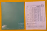 TOYOTA 1997 Starlet Carat Glanza EP91 Brochure with price list. Nihobby 日改通商