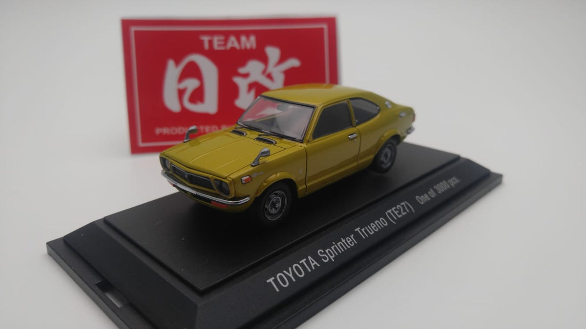 EBBRO TOYOTA SPRINTER TRUENO 1973 TE27 1/43 one of 3000pcs 