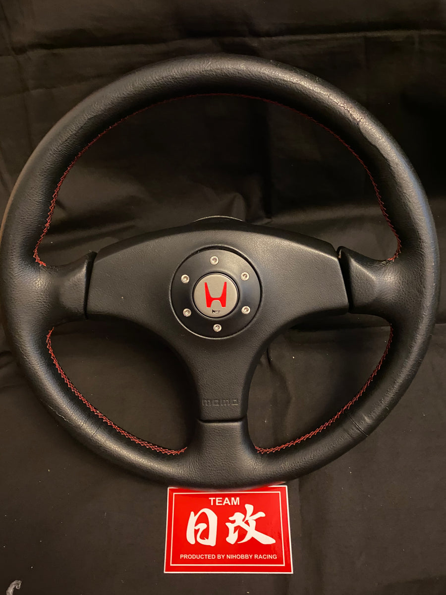 DC2インテグラ　タイプR　96スペック純正　MOMOステアリング　SRS無し用 JDM Honda DC2 ITR MOMO Type R Integra OEM Steering Wheel Non
