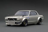Ignition model IG Nissan Skyline 2000 GT-R KPGC10 HAKOSUKA (Silver). Nihobby