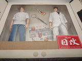 Initial D Takumi Fujihara and Ryousuke Takahashi 1/6 action figure.  Nihobby 日改