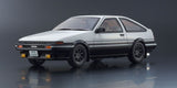 KYOSHO 1/18 INITIAL D TOYOTA TRUENO AE86 WITH FUJIWARA TAKUMI FIGURE. VERY RARE NIHOBBY 日改
