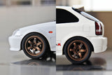 OTTO 1/18  HONDA CIVIC TYPE-R EK9 with TE37 wheel and decals model Limited 720 units Discontinued!! Championship White Nihobby 日改通商