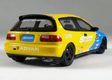 OTTO HONDA CIVIC EG6 SPOON 1/18 Hong Kong Exclusive Model limited, Very Rare! NIHOBBY 日改