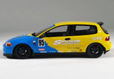 OTTO HONDA CIVIC EG6 SPOON 1/18 Hong Kong Exclusive Model limited, Very Rare! NIHOBBY 日改