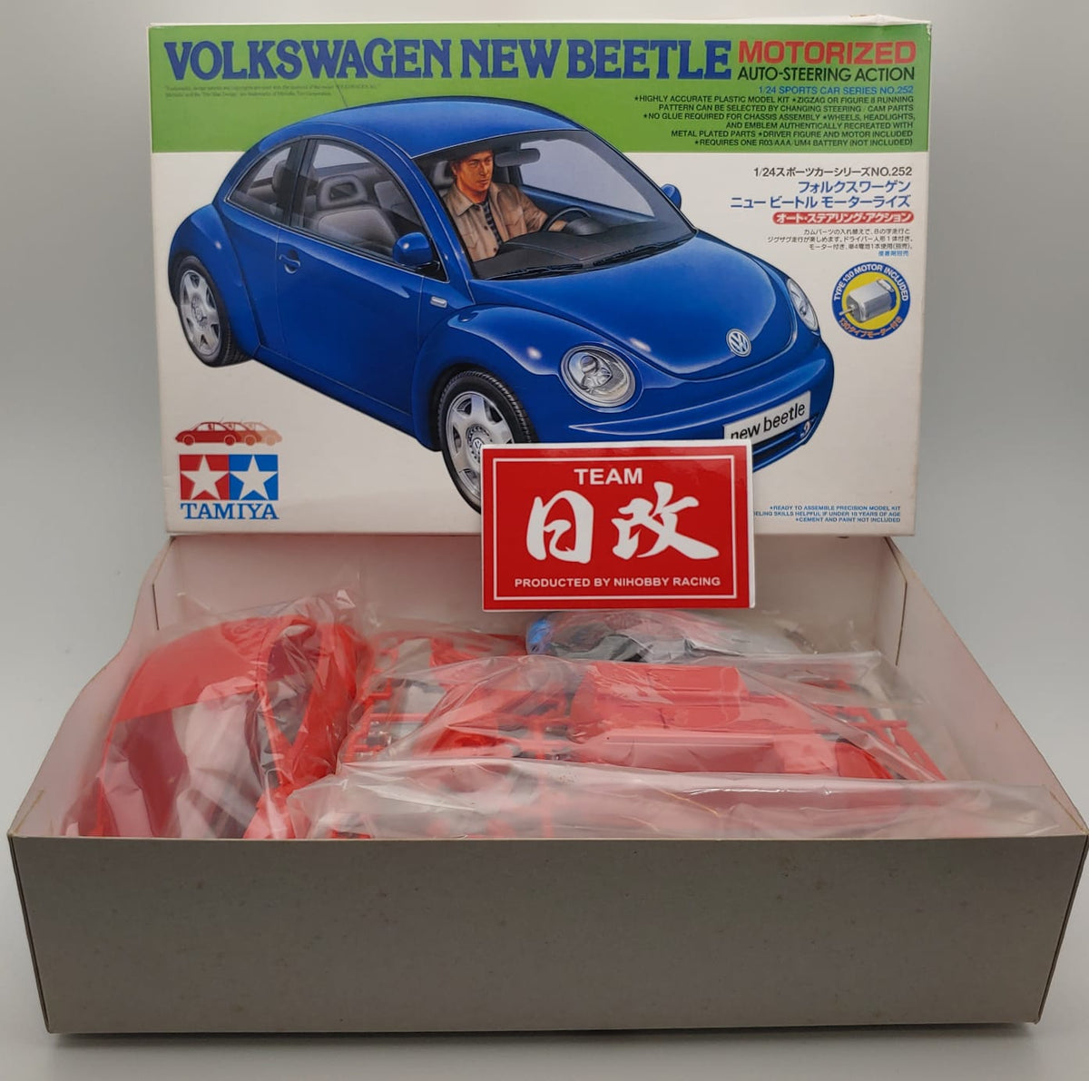 tamiya volkswagen 1/24 new beetle motorized nihobby 日改