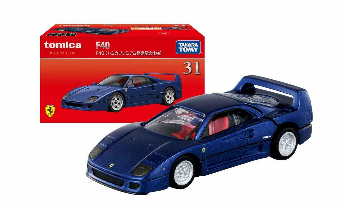 TOMICA PREMIUM FERRARI F40 Blue First Launch edition NIHOBBY