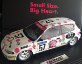 Tarmac HONDA CIVIC EG6 1/18 Noriko Sakai(酒井法子)Japan N1 Endurance Race 1992! Nihobby 日改通商