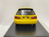 Tarmac Honda 1/18 SPOON Civic EG6 yellow NIHOBBY 日改