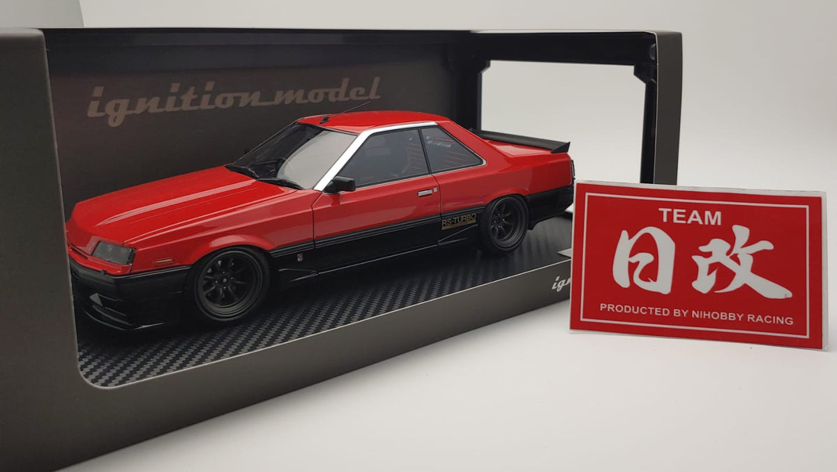 Ignition model IG Nissan Skyline 2000 RS-X Turbo C (R30) Red 1/18 with