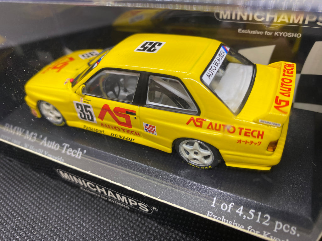 MINICHAMPS KYOSHO 1/43 BMW M3(E30) AutoTech JTCC 1988 – NIHOBBY 日 