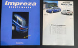 GF8 GF1 GF21996 Subaru Impreza Sports Wagon Brochure WRX  with Price list GF6 GF8 EJ20 NIHOBBY 日改