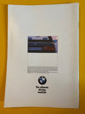 BMW3 series 1992 March Hong Kong brochure with price list 27 pages Nihobby 