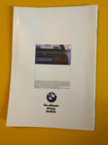 BMW3 series 1992 March Hong Kong brochure with price list 27 pages Nihobby 