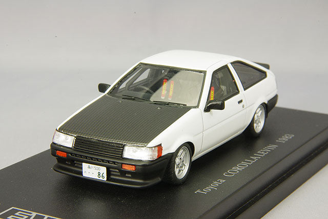 CAM@ 1/43 TOYOTA AE86 LEVIN with CARBON BONNET TOMS RIMS
