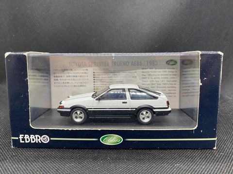 EBBRO 1/43 TOYOTA 1983 SPRINTER TRUENO GT-APEX White Zenki Nihobby 日改