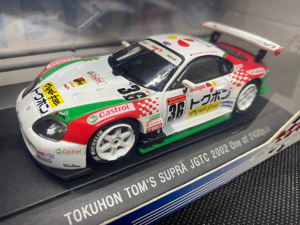 EBBRO 1/43 TOYOTA TOM'S SUPRA TOKUHON SUPRA JGTC 2002 – NIHOBBY 日