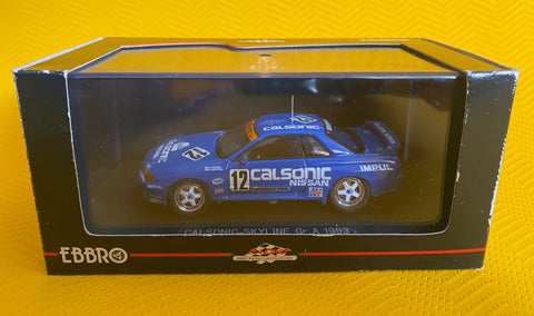EBBRO NISSAN 1/43 CALSONIC SKYLINE R32 GTR Group A 1993 Nihobby 日改1