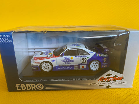 EBBRO 1/43NISSAN Skyline GT-R R33 LM 1995 Le mans KEEP THE DREAM ALIVE. nihobby 日改通商