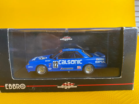 EBBRO 1/43 Nissan Skyline Calsonic R31  GTS-R Group A 1988 NIHOBBY 日改 