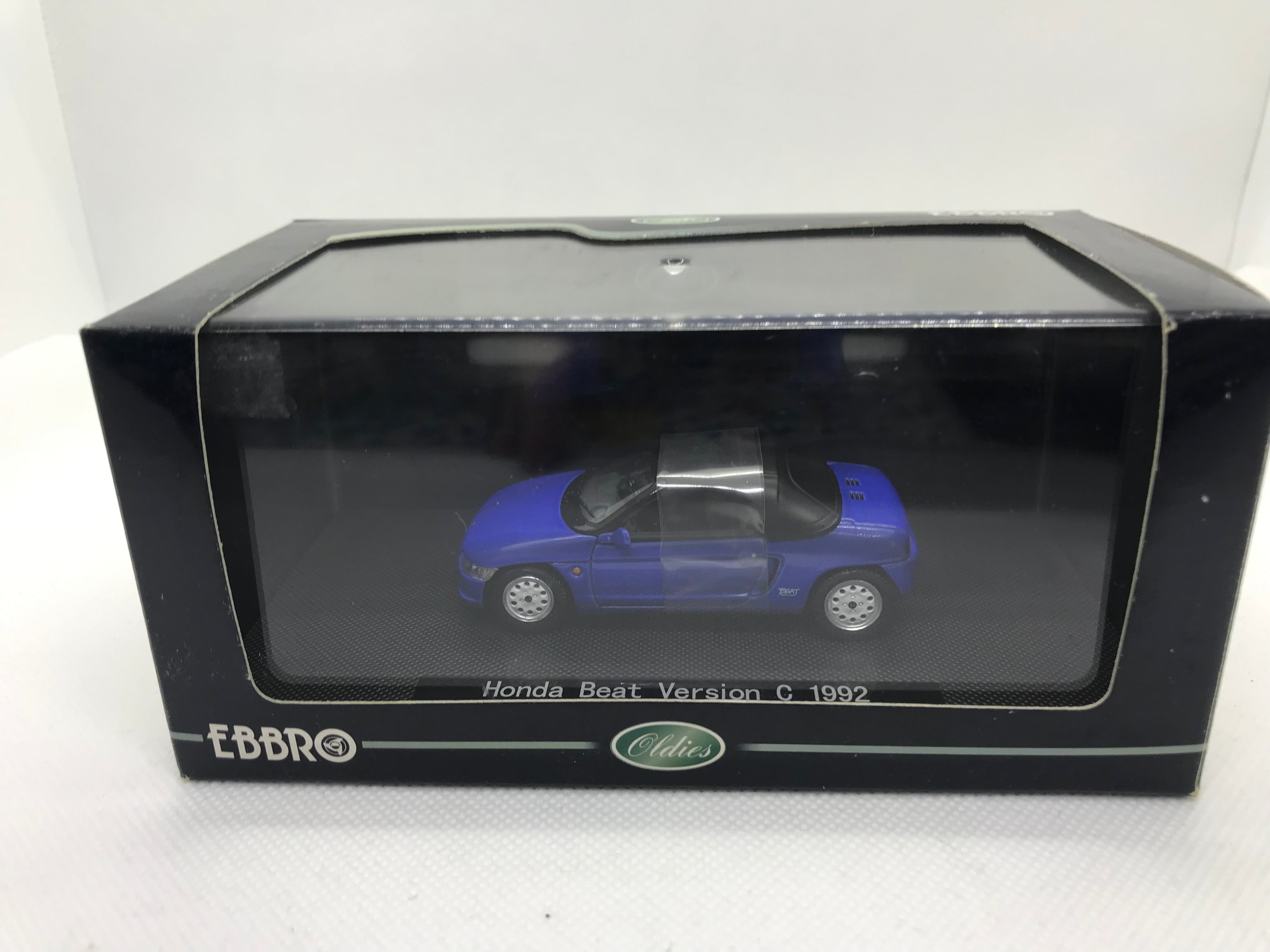 EBBRO Honda 1/43 Beat PP1 Blue (open top) – NIHOBBY 日改通商
