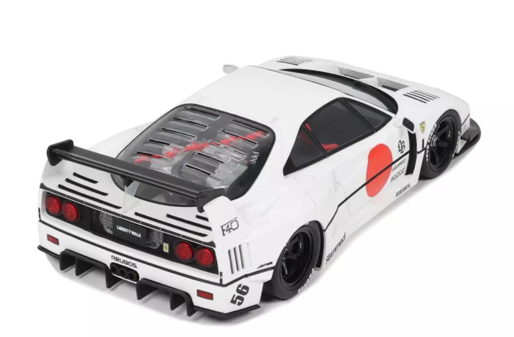GT Spirit Otto Ferrari F40 Liberty Walk LB works in White GT Spirit Otto Ferrari F40 Liberty Walk LB works in White