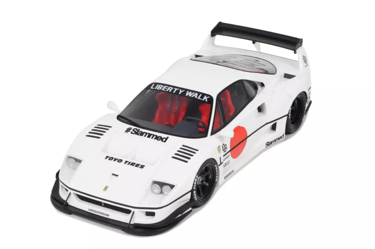 GT Spirit Otto Ferrari F40 Liberty Walk LB works in White. – NIHOBBY 日改通商