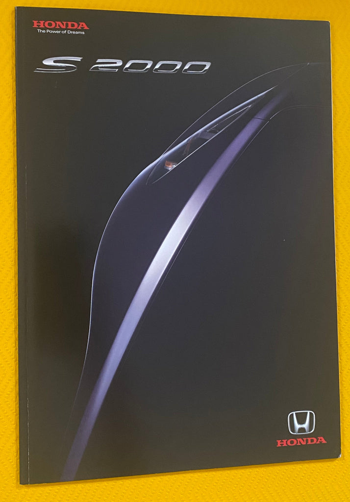 Honda S2000 AP2 Type-S Japan Brochure with Accessories brochure