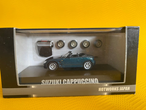 Hotworks 1/43 Suzuki Sports Cappuccino Minicar Green Nihobby 日改