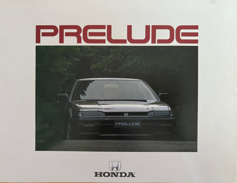 HONDA 1985 PRELUDE XX XJ JDM Brochure. NIHOBBY 日改