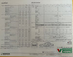 HONDA 1985 PRELUDE XX XJ JDM Brochure. NIHOBBY 日改