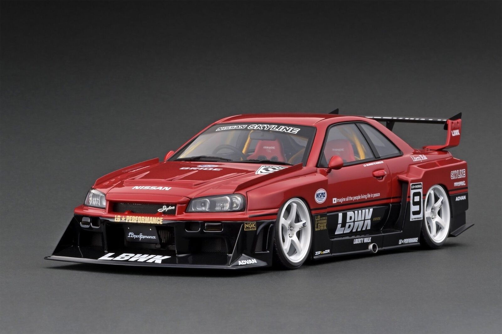 Liberty Walk LBWK IG Nissan E-R34 Silhouette Skyline GTR – NIHOBBY 日改通商