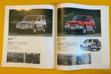 Mitsubishi Pajero Short wheel base with accessories brochure.