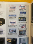 Nismo 1995 & 1996 (old Logo) Spring Wear & Goods Collection brochures. NIHOBBY 日改通商