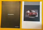 Subaru SVX Two English Brochures with Hong Kong dealer name card NIHOBBY 日改通商  